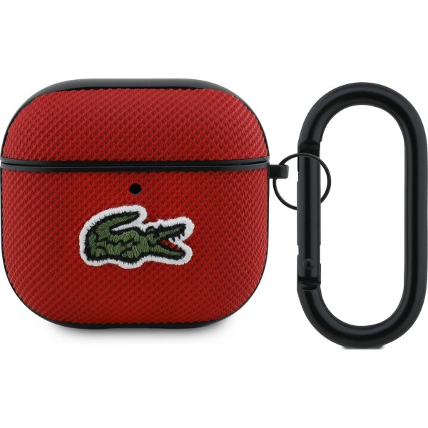 Lacoste Petite Pique Croc Logo Case Red (Apple AirPods 4)